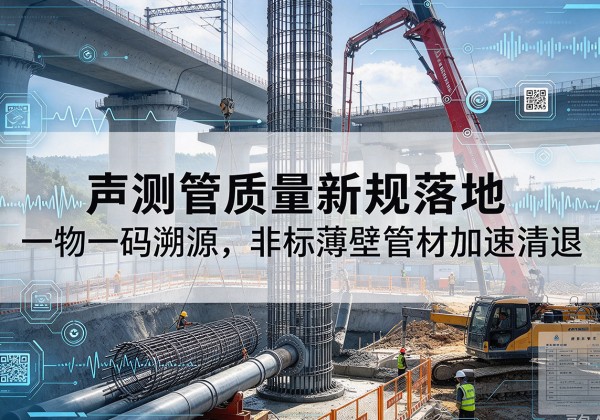 宁乡声测管质量新规落地，一物一码溯源，非标薄壁管材加速清退